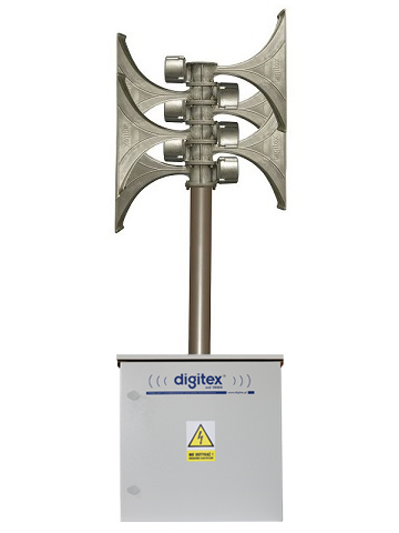 warning siren outdoor cabinet