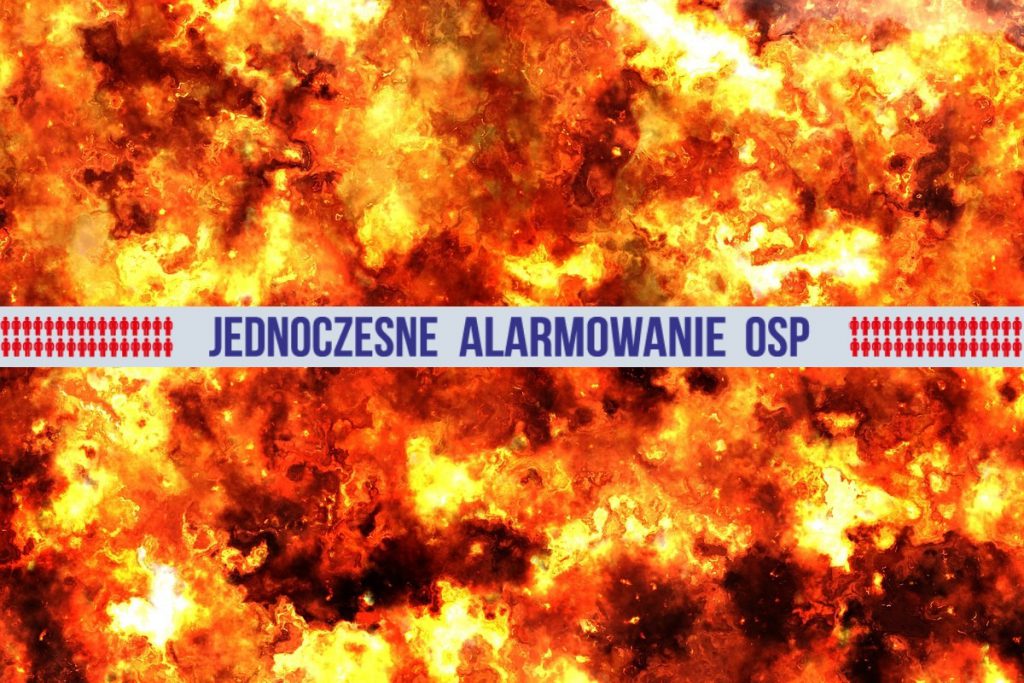 jednoczesne alarmowanie osp