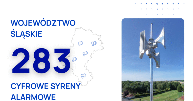 Kompleksowe wdrożenie systemów ostrzegania i alarmowania ludności Digitex w województwie śląskim