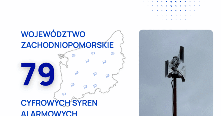 Zachodniopomorskie z nowymi systemami alarmowania i ostrzegania ludności Digitex